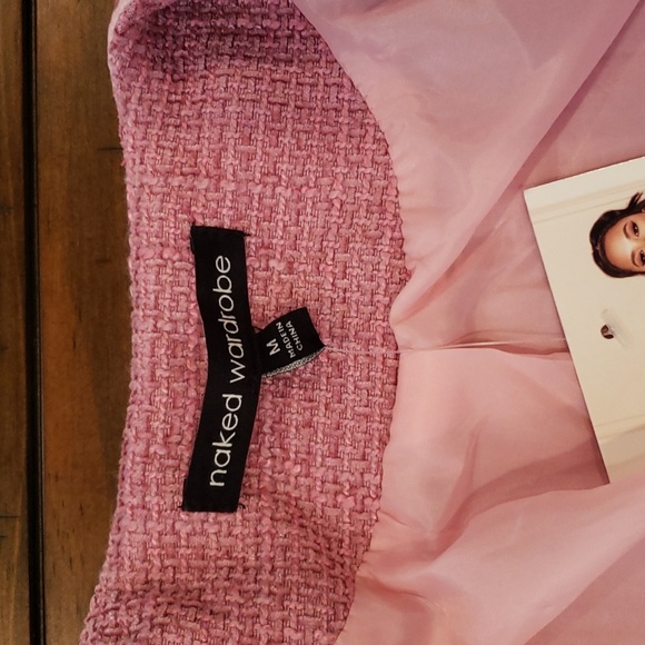 Naked wardrobe set Tweed Shorts Crop Blazer - Picture 8 of 9